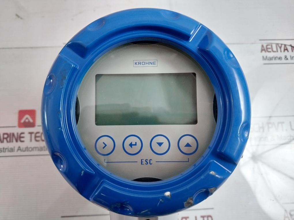 Krohne Optiswirl 4200 C Vortex Flowmeter W/ Integrated Temperature Sensor 10 Bar