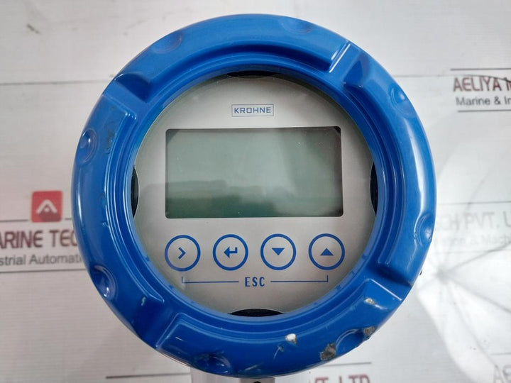 Krohne Optiswirl 4200 C Vortex Flowmeter W/ Integrated Temperature Sensor 10 Bar