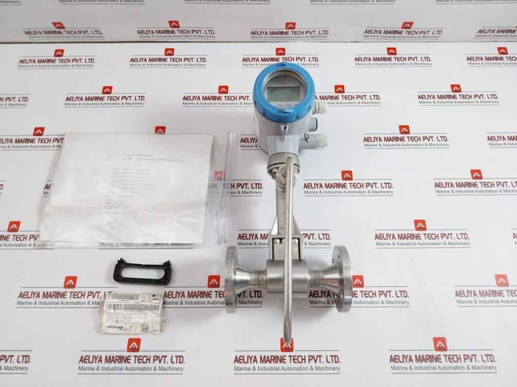 Krohne Optiswirl 4200 C Vortex Flowmeter W/ Integrated Temperature Sensor 10Bar