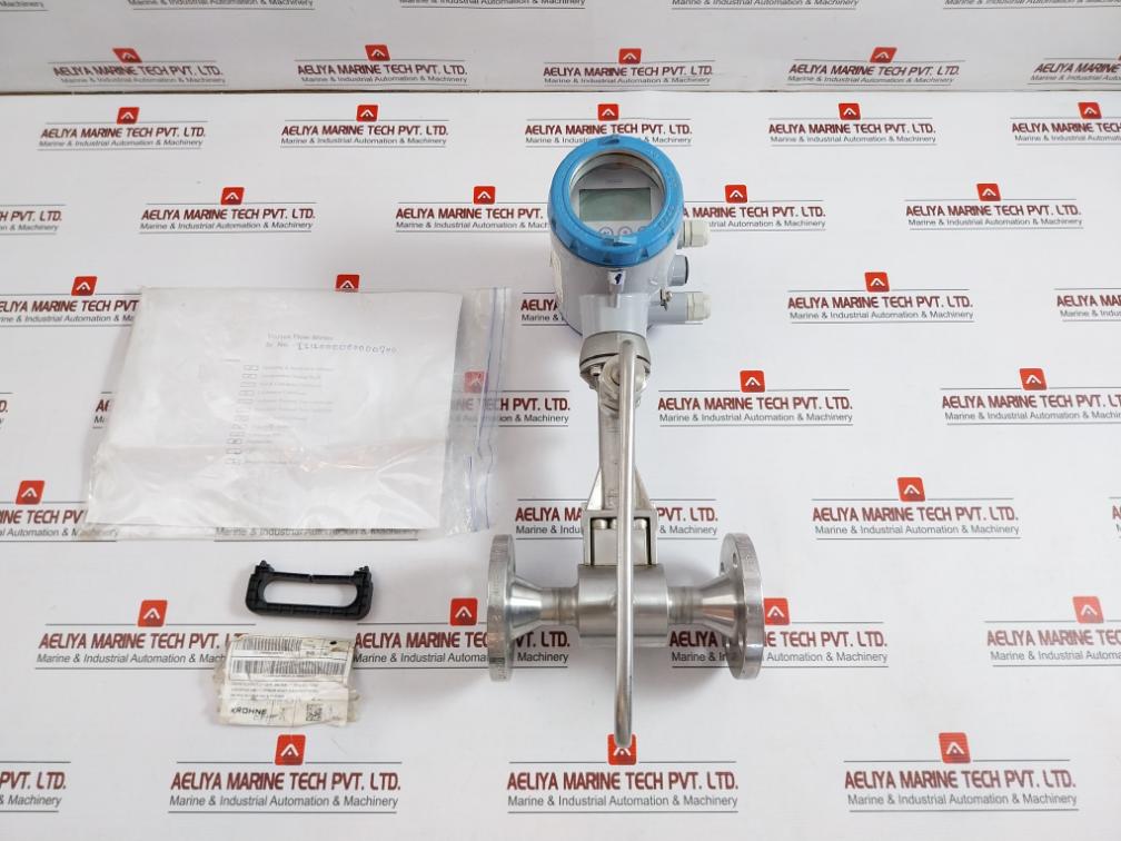 Krohne Optiswirl 4200 C Vortex Flowmeter W/ Integrated Temperature Sensor 10Bar