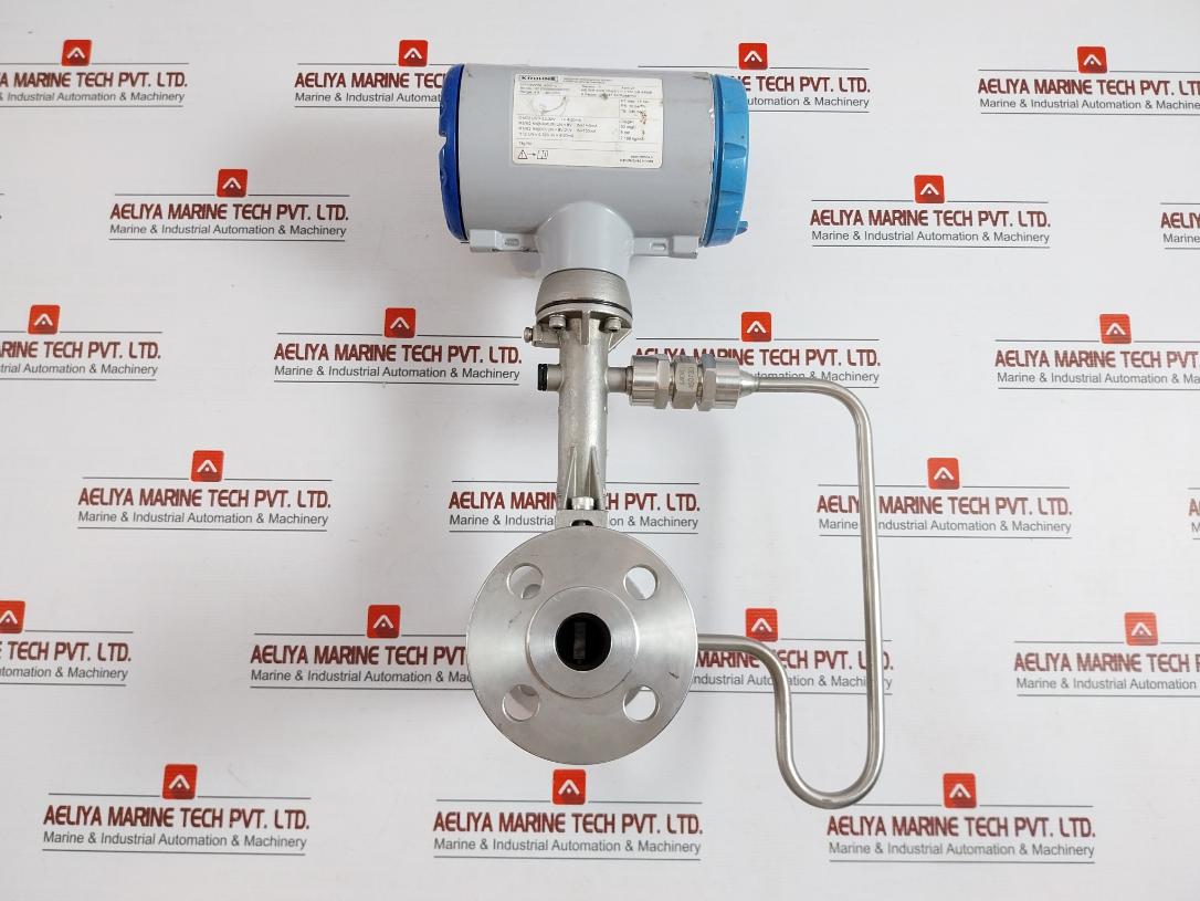 Krohne Optiswirl 4200 C Vortex Flowmeter W/ Integrated Temperature Sensor 10Bar