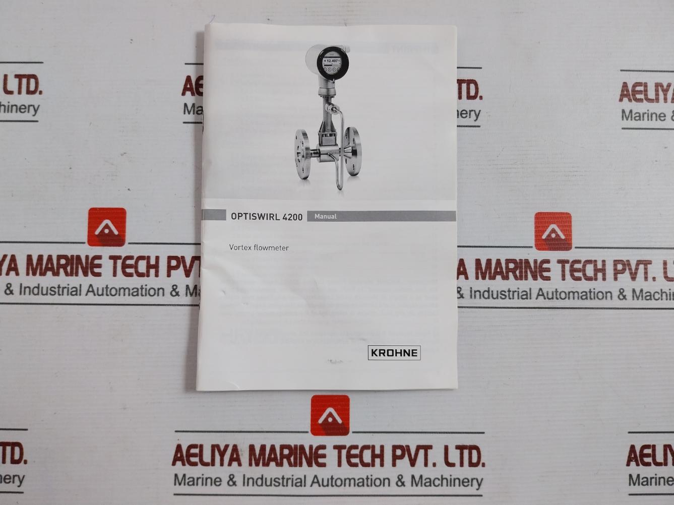 Krohne Optiswirl 4200 C Vortex Flowmeter W/ Integrated Temperature Sensor 10Bar
