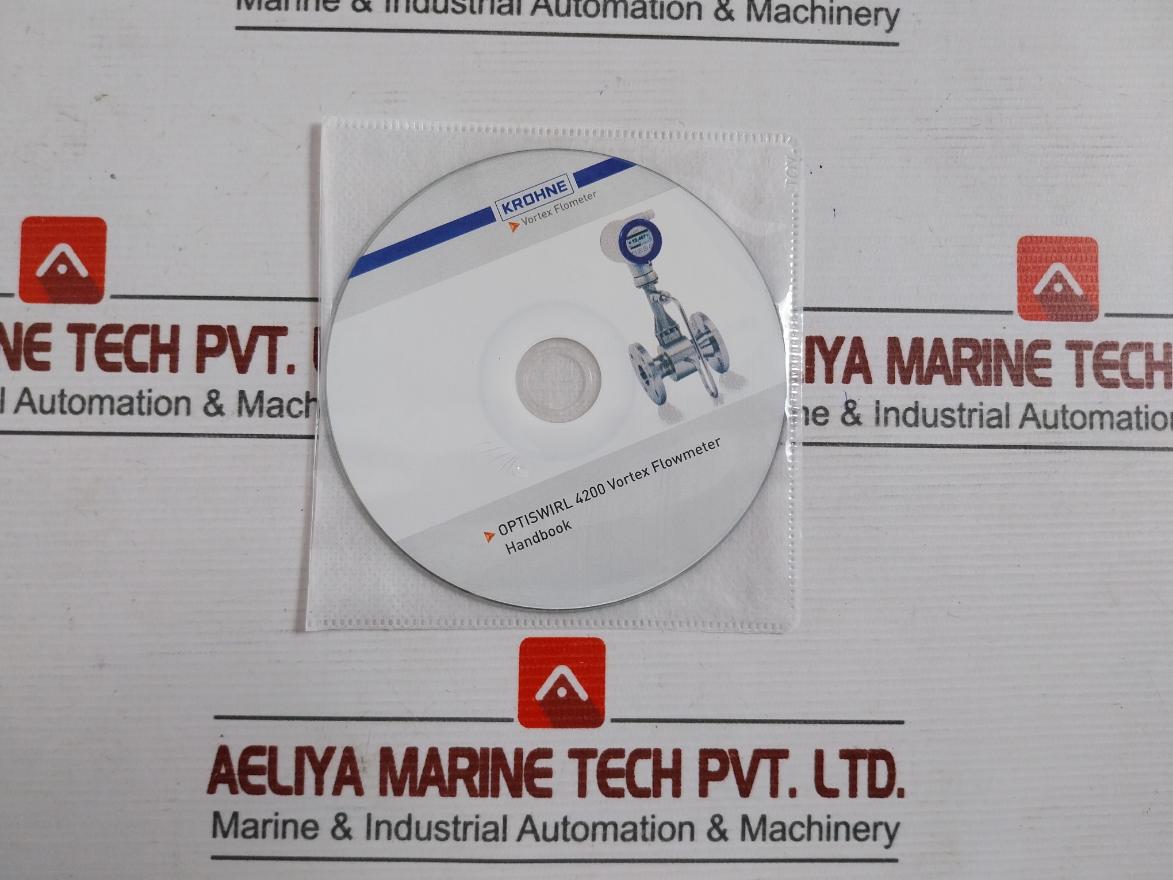 Krohne Optiswirl 4200 C Vortex Flowmeter W/ Integrated Temperature Sensor 10Bar