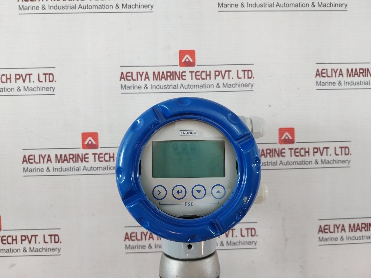 Krohne Optiswirl 4200 C Vortex Flowmeter With Integrated Temperature Sensor 5Bar