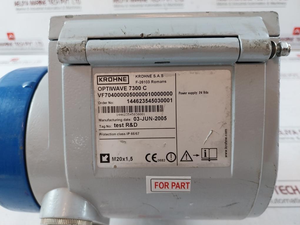 Krohne Optiwave 7300 C Level Transmitter Vf7040000050000010000000 (Not Working)