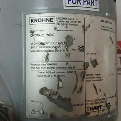 Krohne Optiwave 7500 C Radar Level Transmitter 250Vac 4-20Ma