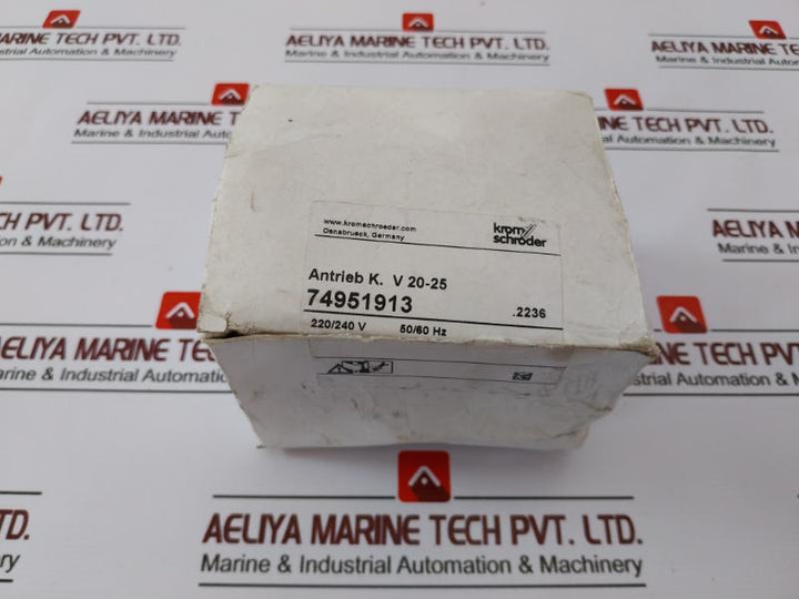 Krom Schroder 74951913 Antrieb K.V 20-25 220/240V 50/60HZ IP54