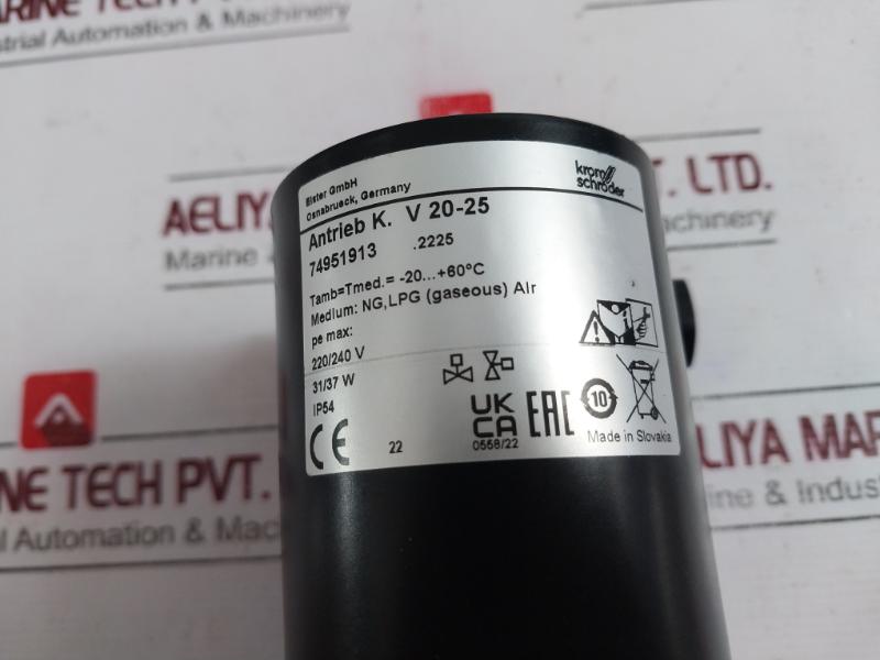 Krom Schroder Antrieb K. V 20-25 Magnetic Solenoid Coil 220/240 V 50/60hz