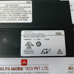 Krom Schroder Bcu370Qfeu1D1 Burner Control Unit 34337427