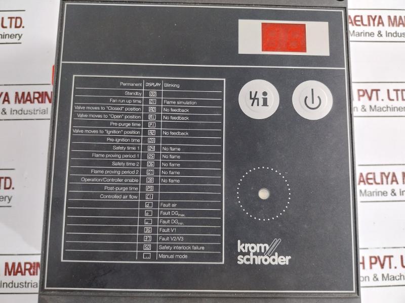 Krom Schroder Bcu370qfeu0d3 Burner Control Unit 120vac 50/60hz