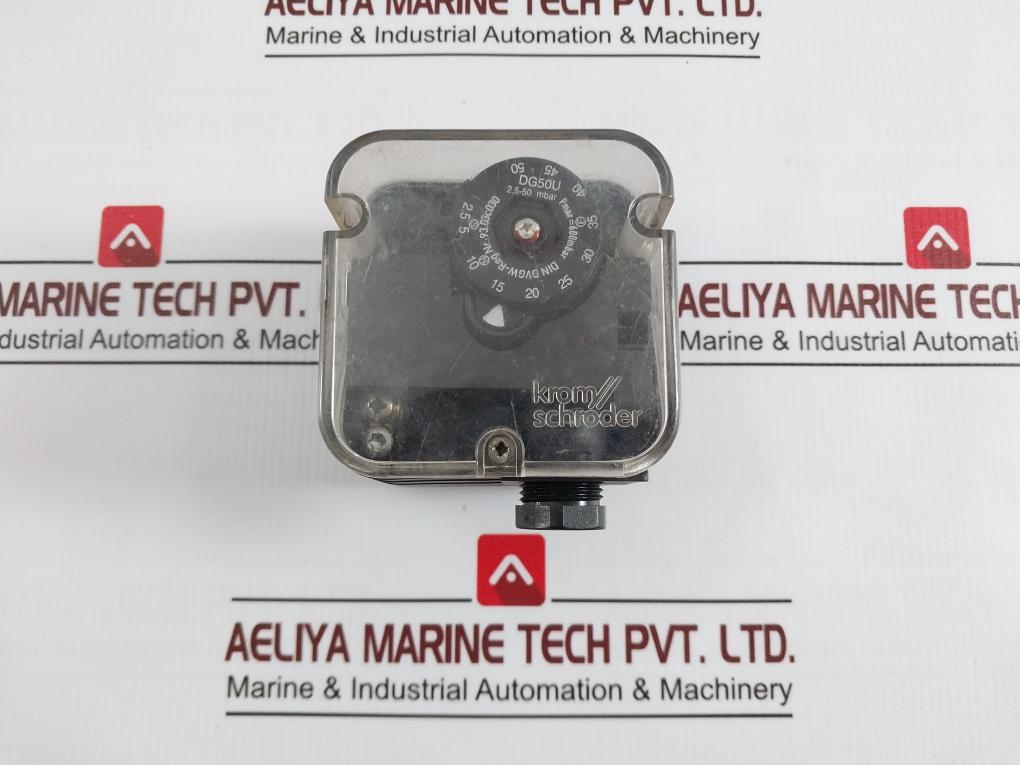 Krom Schroder Dg50U Pressure Switch For Gas 2,5-50 Mbar 600Mbar Als112 93.03C030