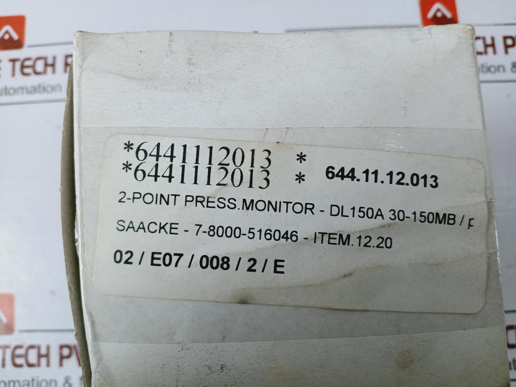 Krom Schroder Dl150A-31 Air Pressure Switch 250Vac 5A Ip54 -20/+80°C