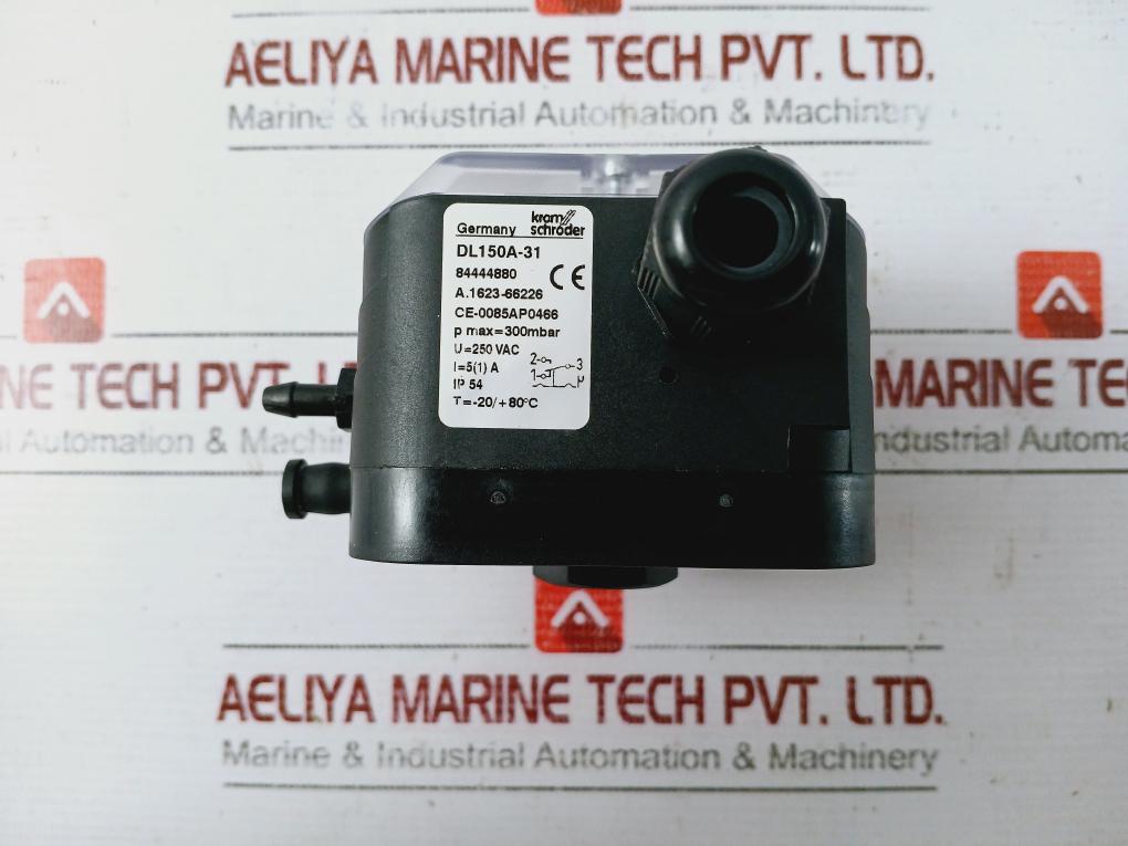 Krom Schroder Dl150A-31 Air Pressure Switch 250Vac 5A Ip54 -20/+80°C