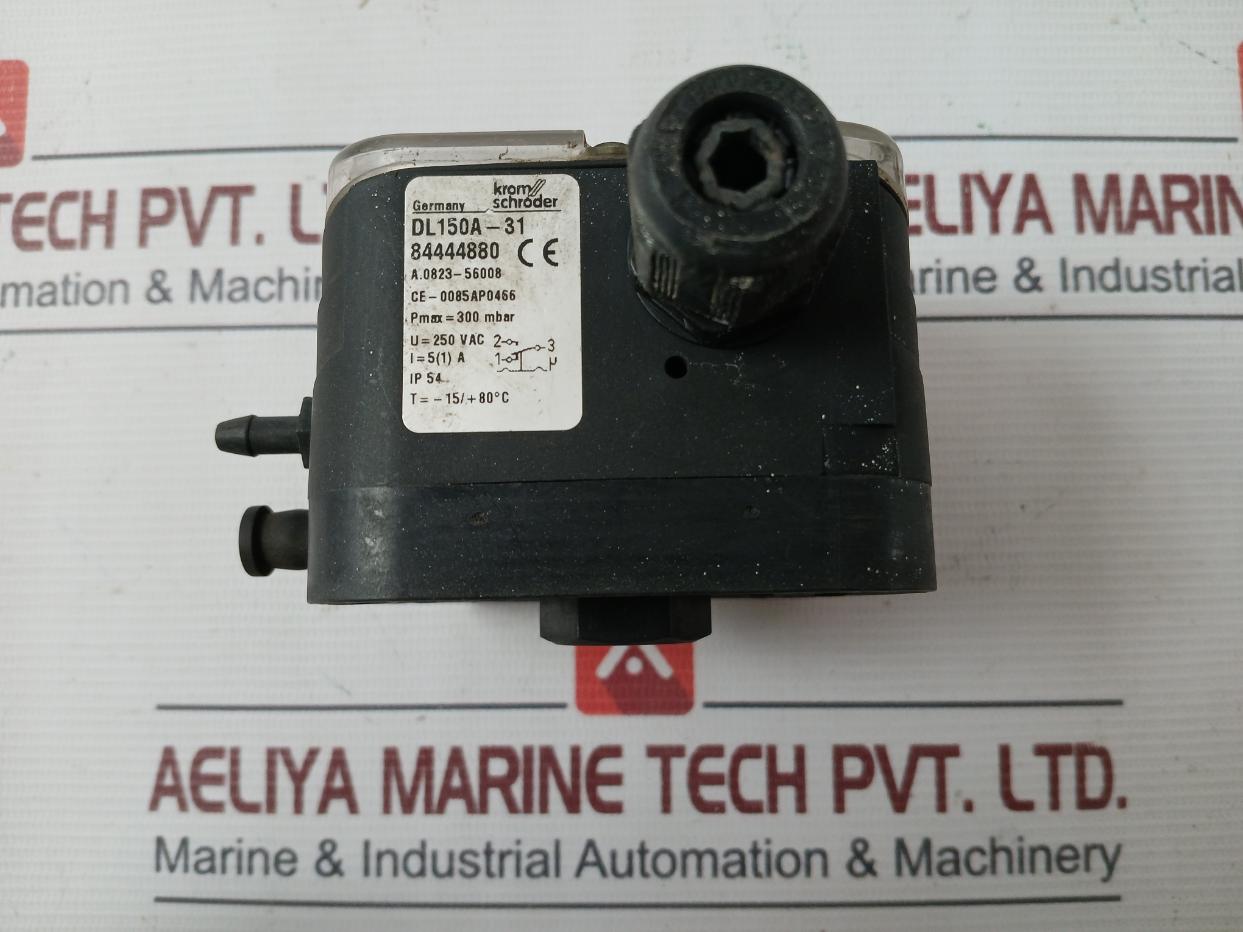 Krom Schroder Dl150A-31 Pressure Switch For Air 300Mbar 100Pa