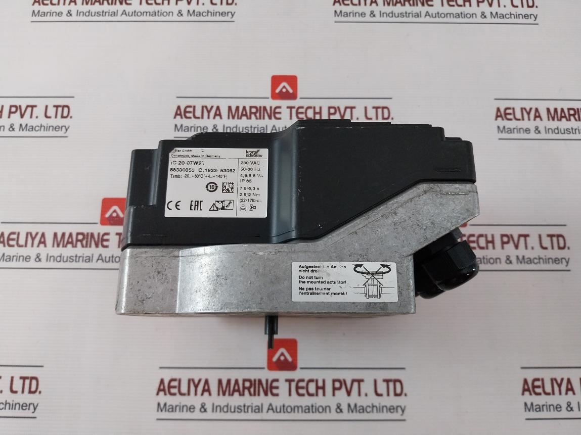 Krom Schroder Ic 20-07W2T Actuator 230 Vac 50/60 Hz