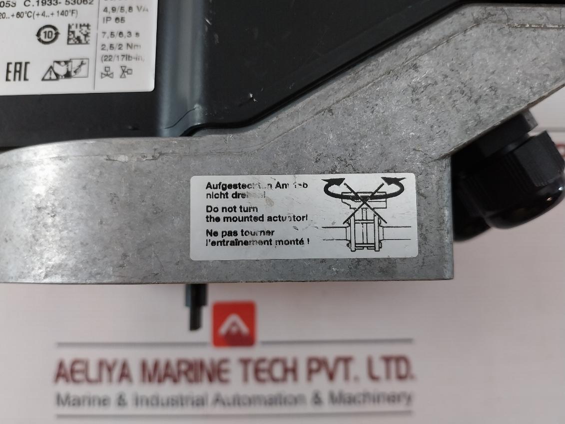 Krom Schroder Ic 20-07W2T Actuator 230 Vac 50/60 Hz