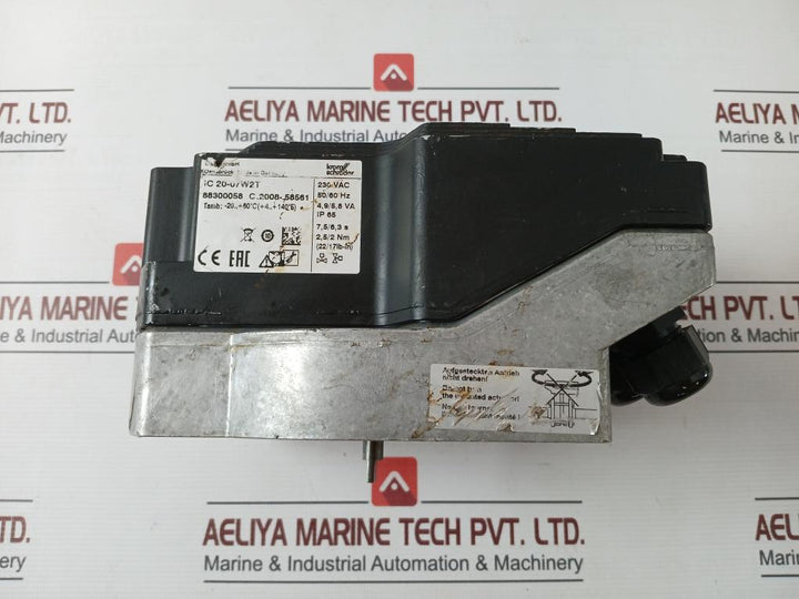 Krom Schroder Ic 20-07W2T Actuator 230Vac 50/60Hz 4.9/5.8Va Ip65