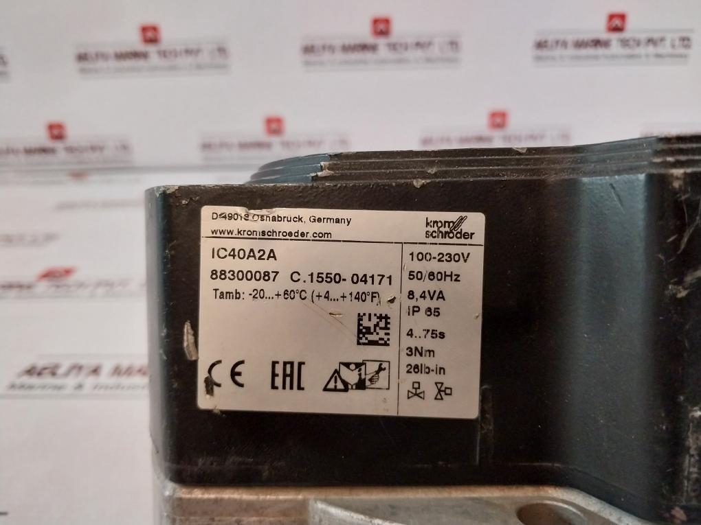 Krom Schroder Ic40A2A Actuator 88300087 100-230V 50/60Hz Ip65 8,4Va