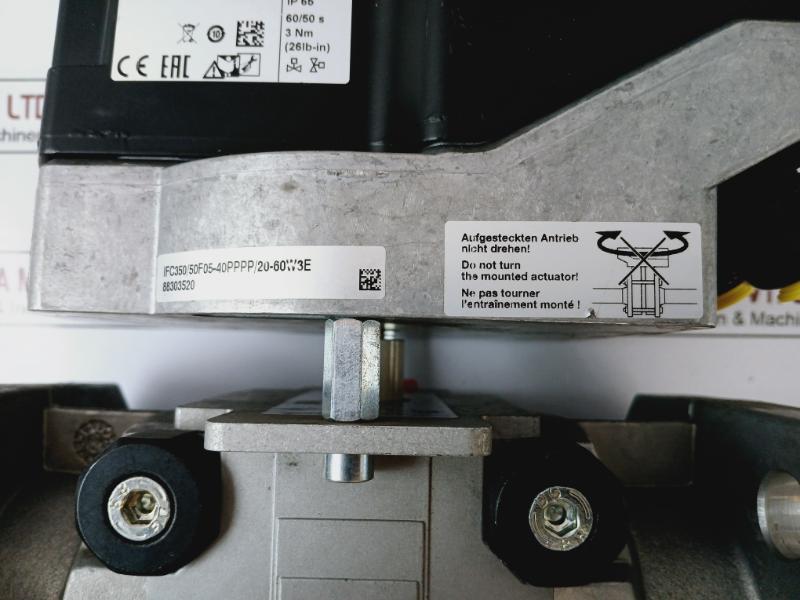 Krom Schroder Ifc350/50f05-40pppp/20-60w3e Linear Flow Control 230vac 50/60hz