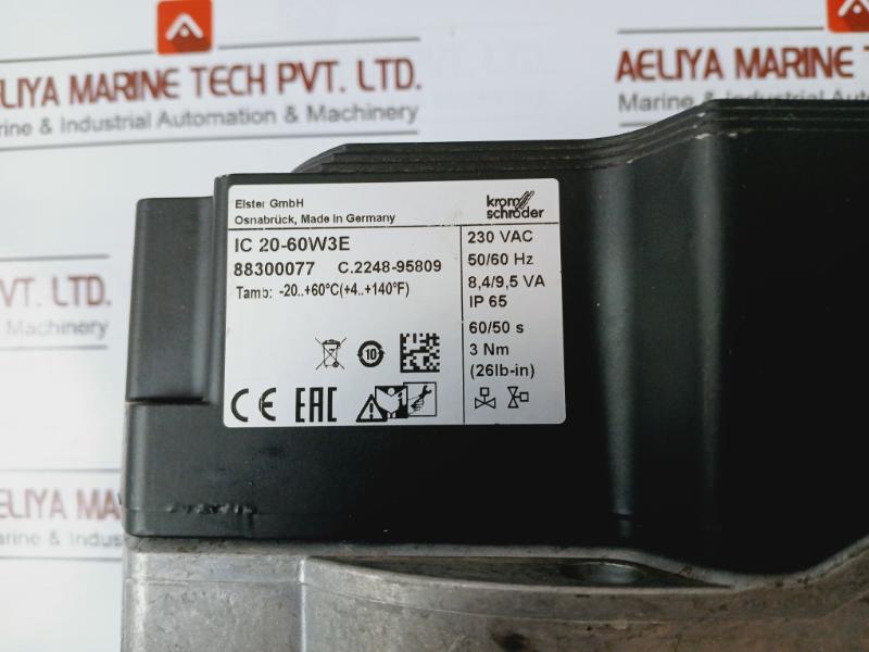 Krom Schroder Ifc350/50f05-40pppp/20-60w3e Linear Flow Control 230vac 50/60hz