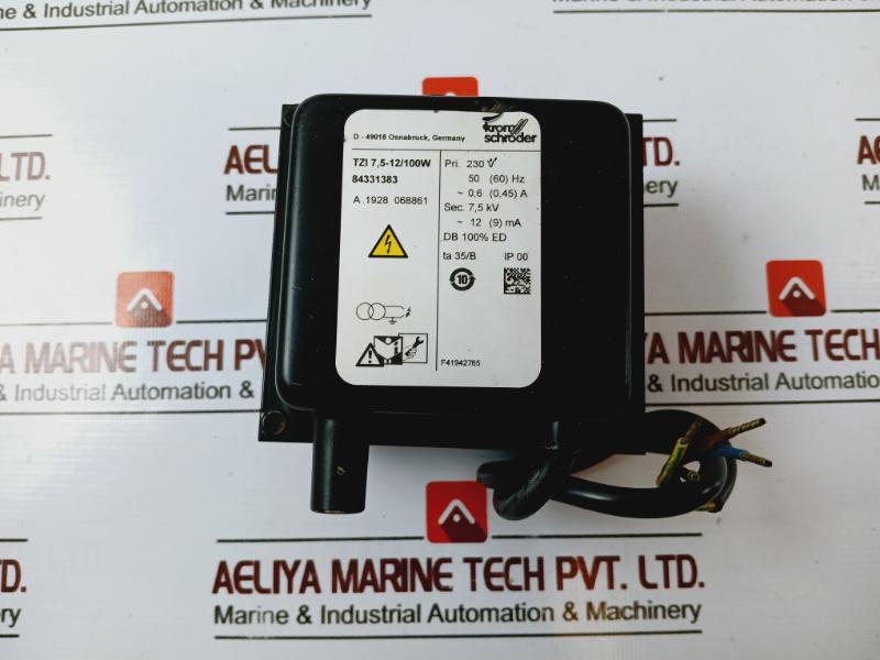 Krom Schroder Tzi 7,5-12/100W Ignition Transformer 84331383 A.1928 068861