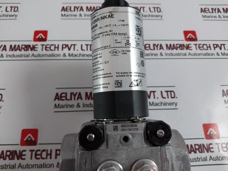 Krom Schroder Vag 125R/Nkae Pressure Regulator With Double Solenoid Valve 24 Vdc