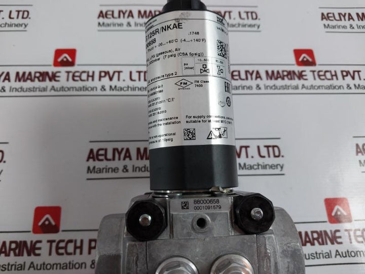 Krom Schroder Vag 125R/Nkae Pressure Regulator With Double Solenoid Valve 24 Vdc