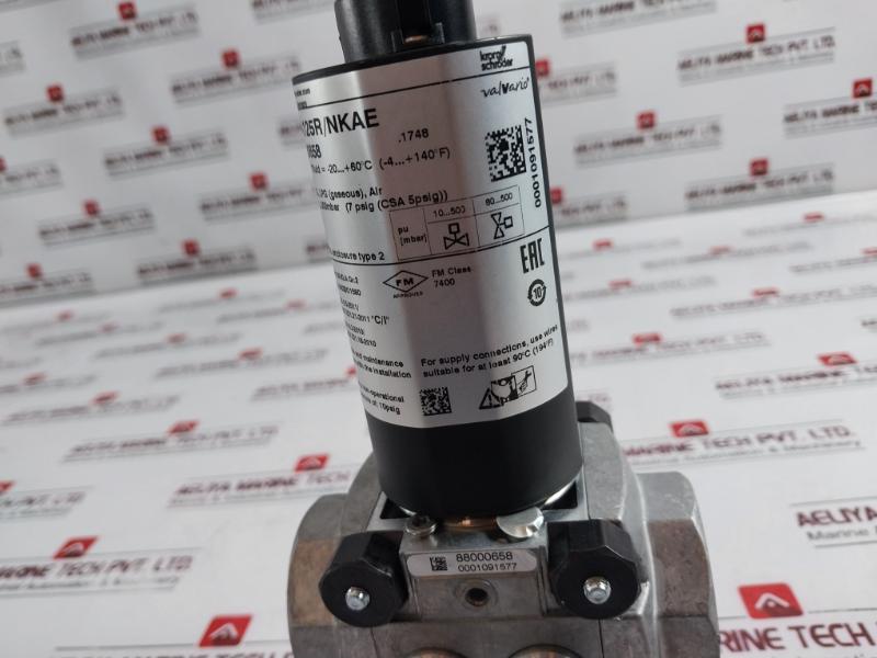 Krom Schroder Vag 125r/nkae Pressure Regulator Double Solenoid Valve 0.500 Mbar