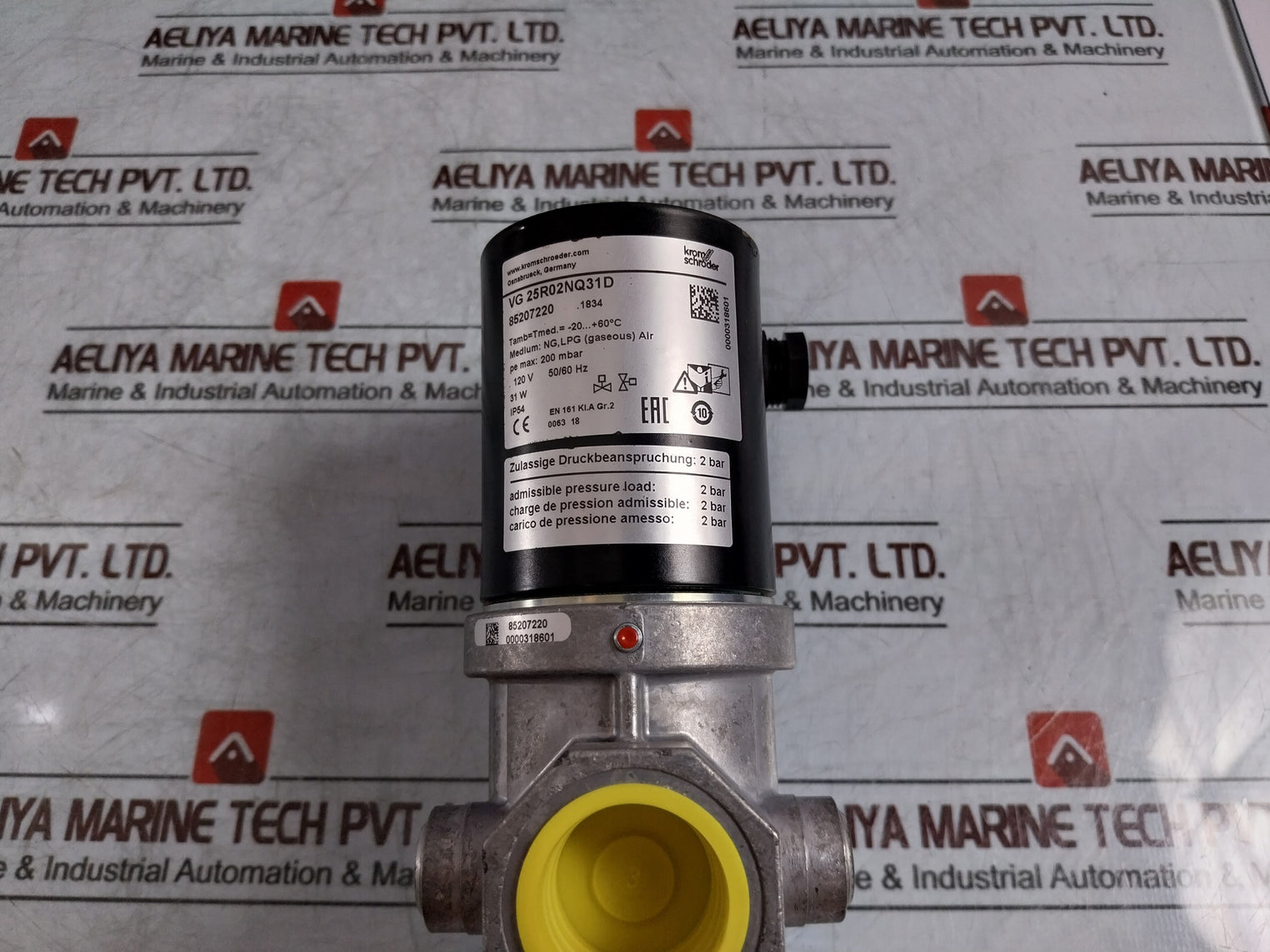 KROM SCHRODER VG 25R02NQ31D Gas Solenoid Valve 120V 50/60HZ 31W 85207220