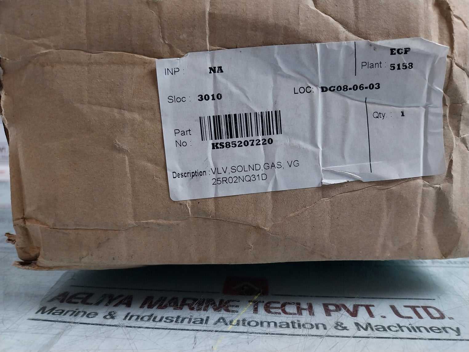 KROM SCHRODER VG 25R02NQ31D Gas Solenoid Valve 120V 50/60HZ 31W 85207220