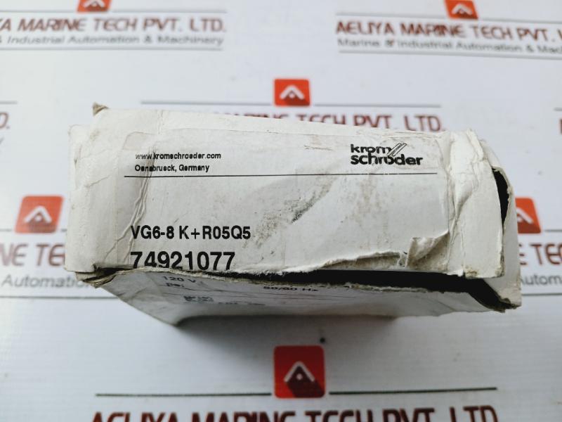 Krom Schroder Vg6-8 K+r05q5 Solenoid Valves For Gas 74921077 120v 8 Va 50/60hz