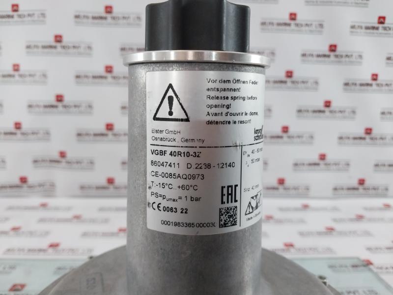 Krom Schroder Vgbf 40R10-3Z Pressure Regulator 50 Mbar Ce-0085Aq0973 86047411