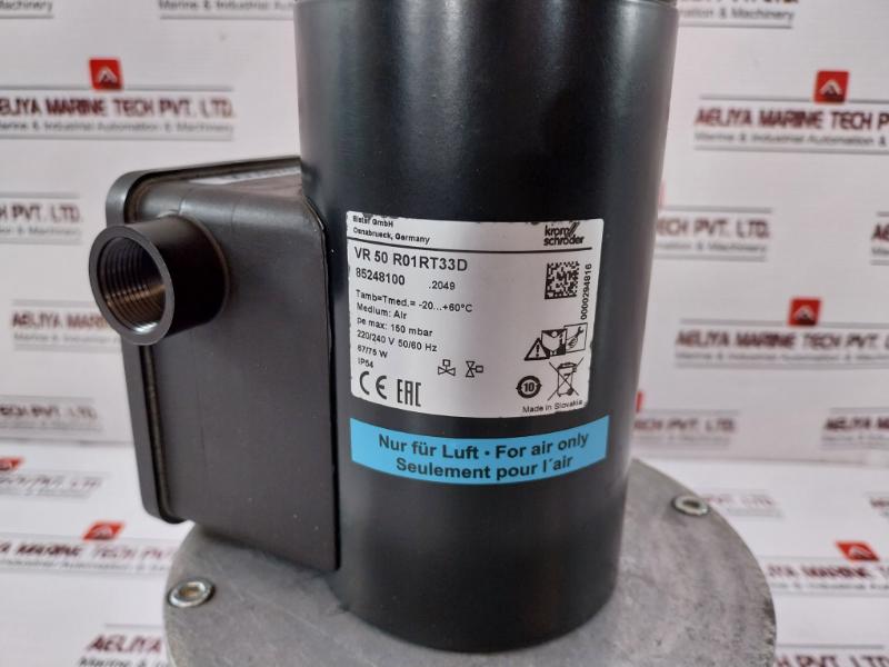Krom Schroder Vr 50 R01Rt33D Solenoid Valve For Air Vr Ip54 220/240V 50/60Hz