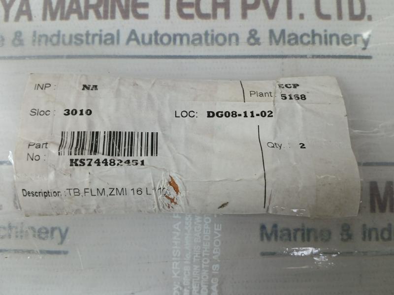 Kromschroder 74482451 Flame Tube Tb,Flm,Zmi 16 L1100 Ql 40007272 16,00 Mm X 1,50H