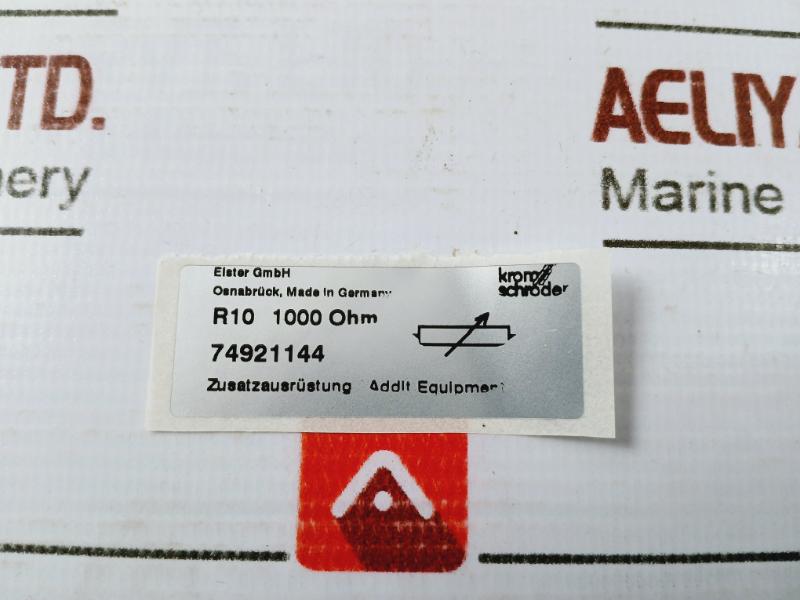 Kromschroder 74921144 Potentiometer Ks74921144 1000 Ohm