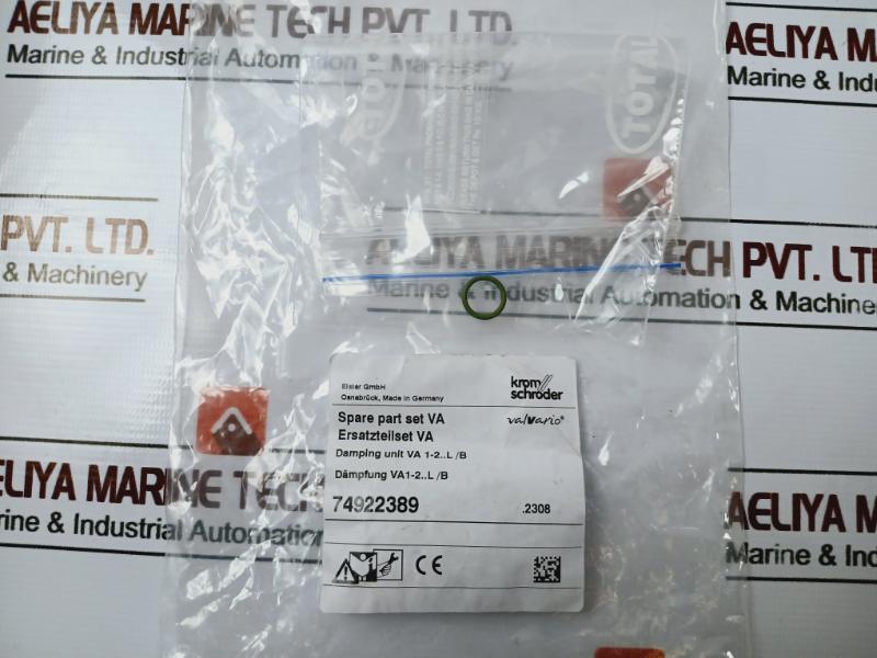 Kromschroder 74922389 Damping Unit Spare Part Set Va 1-2 L/b