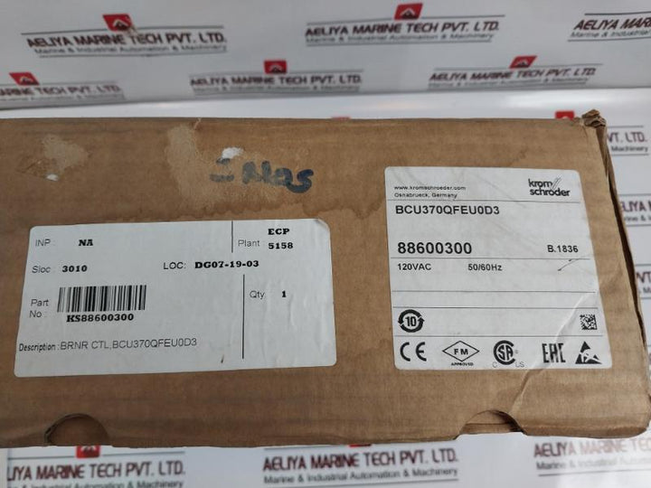 Kromschroder Bcu370Qfeu0D3 Burner Control Unit Ks88600300