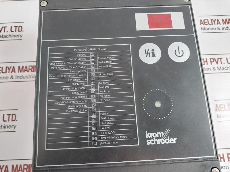 Kromschroder Bcu370Qfeu0D3 Burner Control Unit Ks88600300