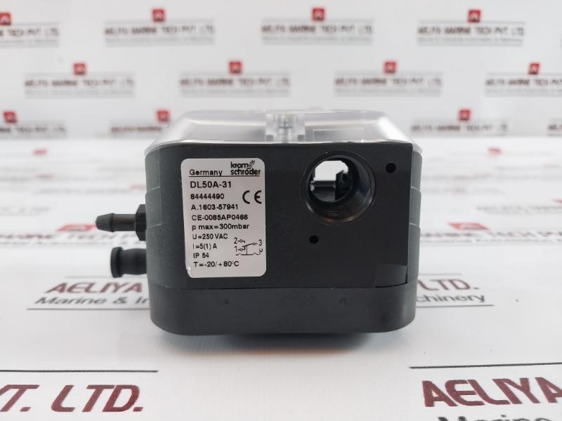 Kromschroder Dl50a-31 Pressure Switch For Combustion Air 84444490