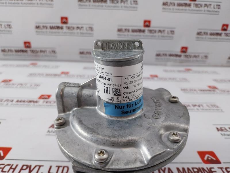 Kromschroder Gdj 15R04-0L Gas Valve Air Pressure Regulator P1:P2+5Mb-400Mbar