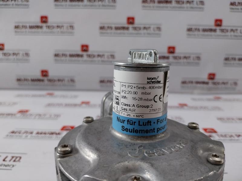 Kromschroder Gdj 15R04-0L Pressure Regulator K.232140157139 500 Mbar