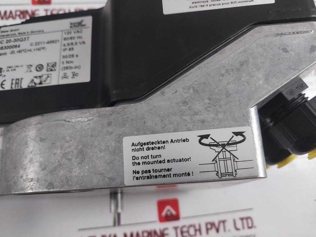 Kromschroder Ic 20-30Q3T Actuator 88300064 120Vac 50/60Hz