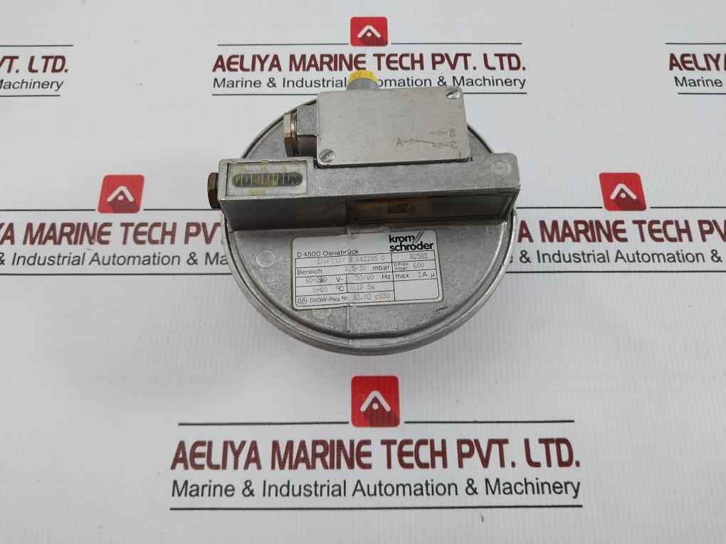 Kromschroder Pressure Switch 2,5-30 Mbar Dw1 U/84422050