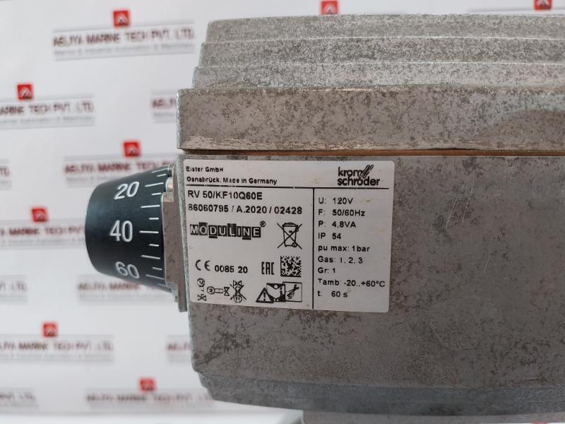 Krom schroder Rv 50/Kf10Q60E Moduline Control Valve Dn50 120V 1 Bar Ip54