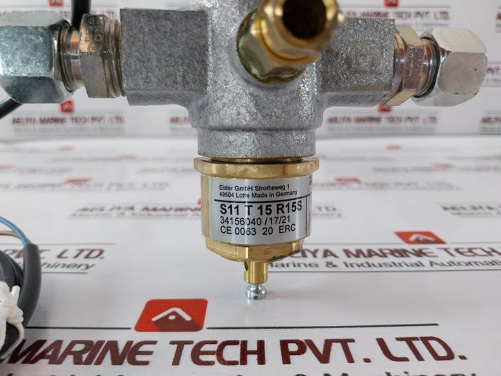Kromschroder S11 T 15 R15s Control Valve W/ Position Switch Em 14 Ku-s 1s 1,5 Bar