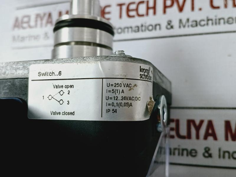 Kromschroder Switch..6 Pressure Switch For Gas 250 Vac 12–24 Vac/Dc