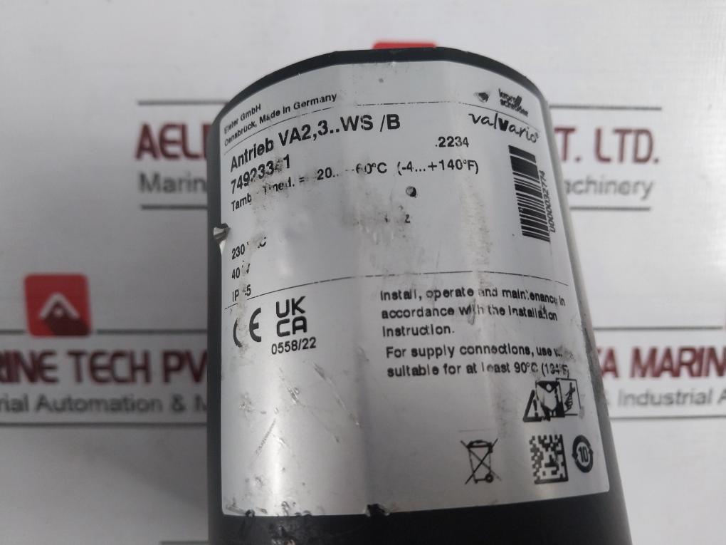 Kromschroder Va2,3-ws/B Actuator 230Vac 50/60Hz 40W Ip65 0558/22 34106095