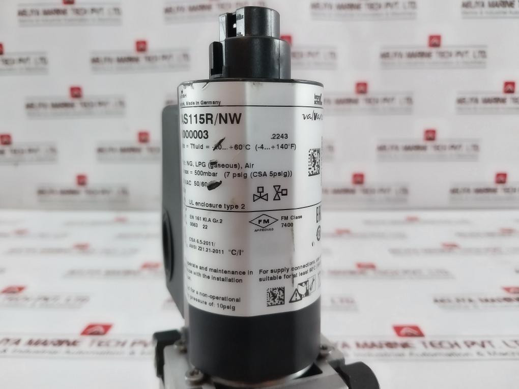 Kromschroder Vas115R/Nw Gas Solenoid Valve 88000003 230V Ac 50/60Hz 25W