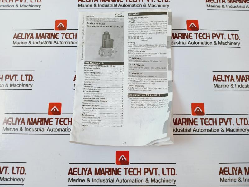 Kromschroder VG 25R02NQ31D Gas Solenoid Valve 200mBar 120V 50/60Hz 31W IP54