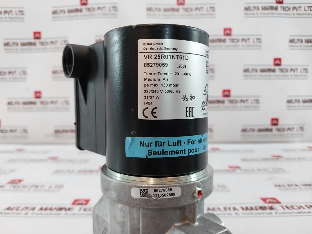 Kromschroder Vr 25R01Nt61D Air Solenoid Valve 85279059 150 Mbar 220/240V 50/60Hz